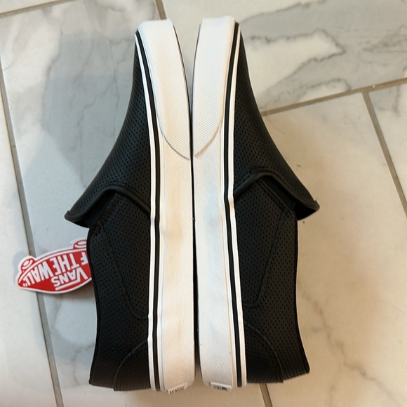 Vans Perforated Black Slip-On Shoes - Picture 2 of 5